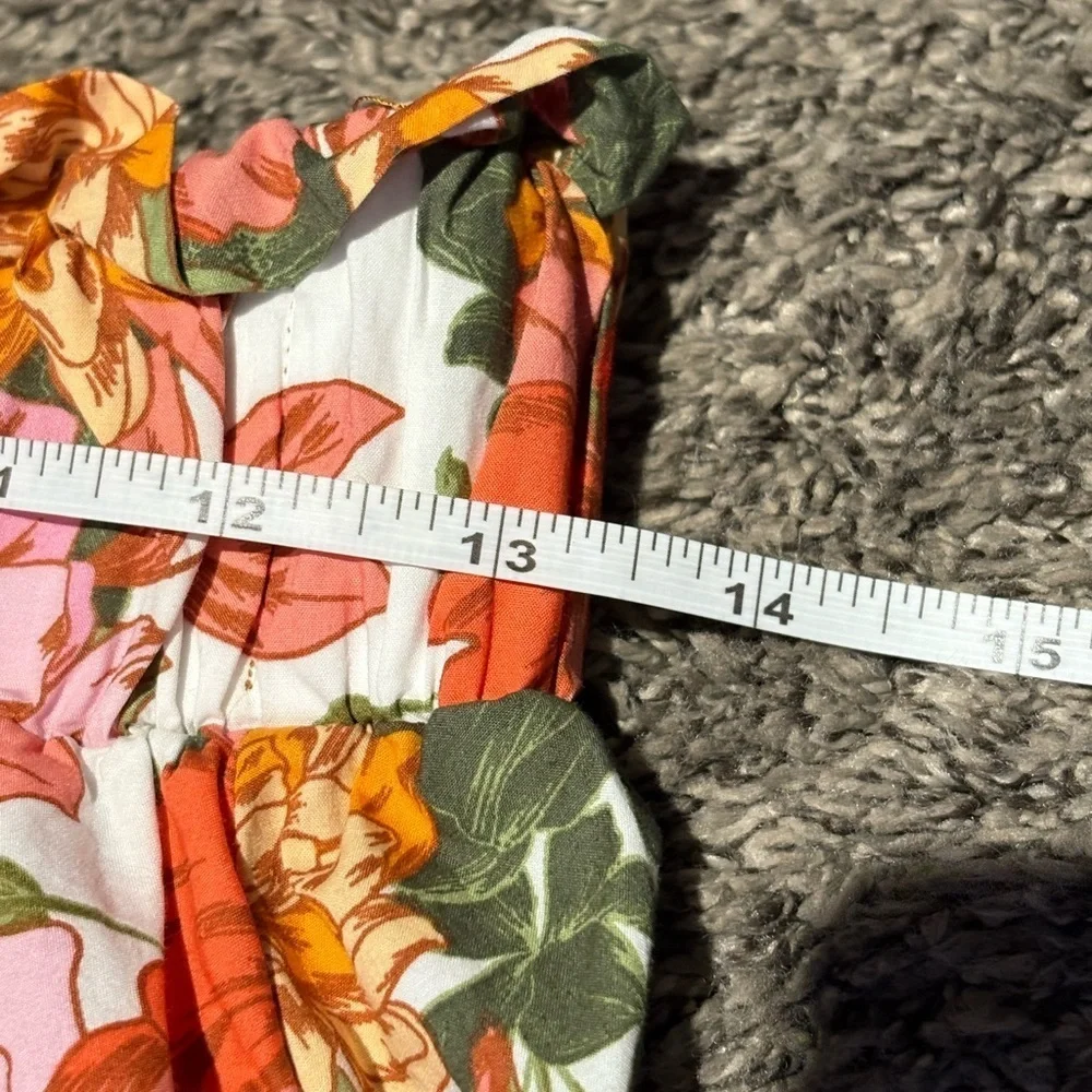 Zingara Swimwear Floral Vibrant Beach Pink Flowing Y2K Bohemian Size Small 26